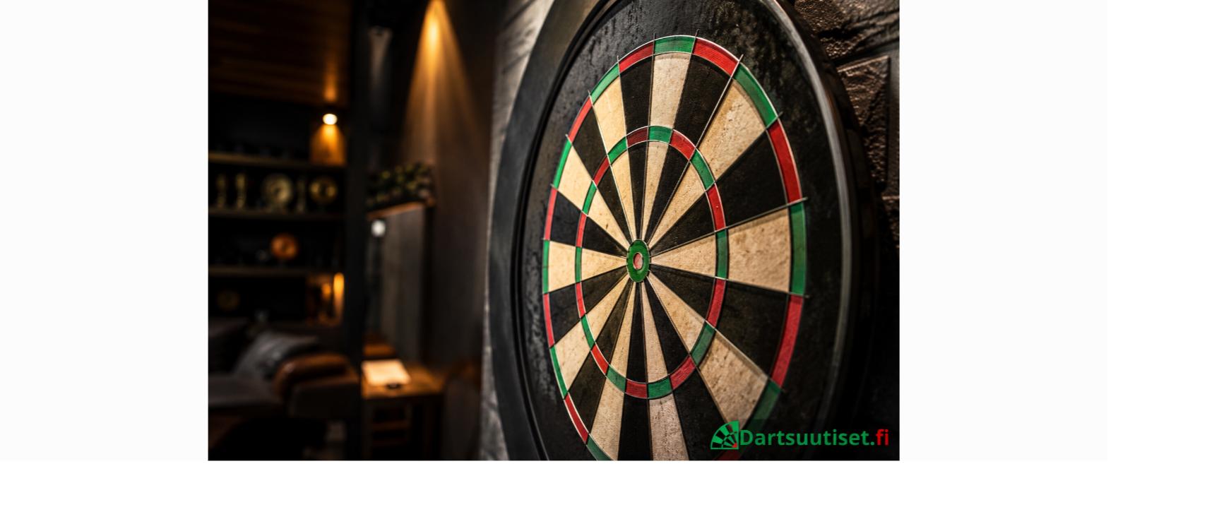 Darts taulun korkeus ja mitat - dartstaulu seinällä