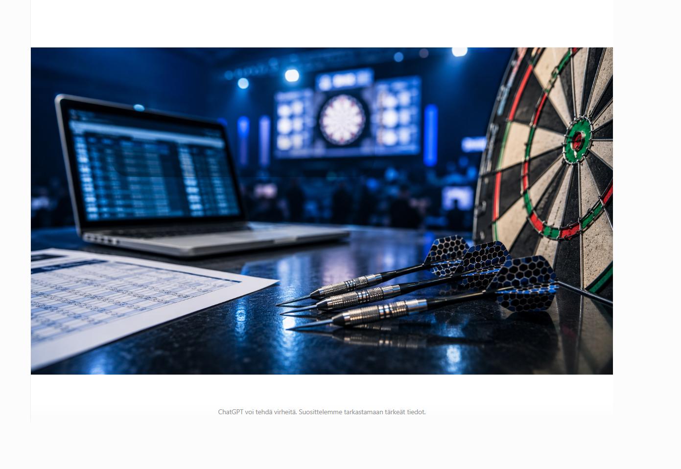 PDC-darts-rankinglista ja dartstaulu ennen World Matchplayta