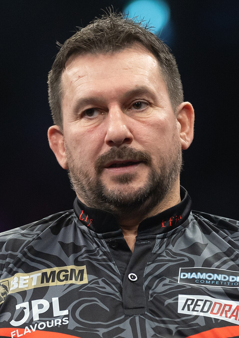 Jonny Clayton darts-ottelussa