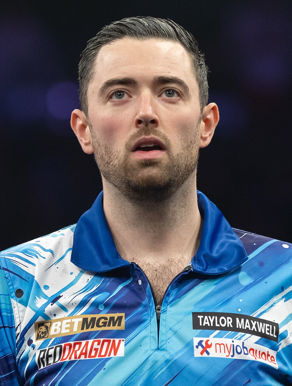 Luke Humphries darts-ottelussa