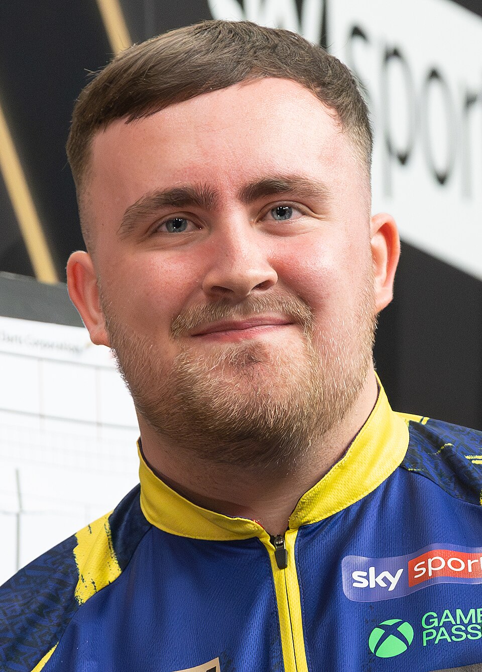 Luke Littler darts-ottelussa