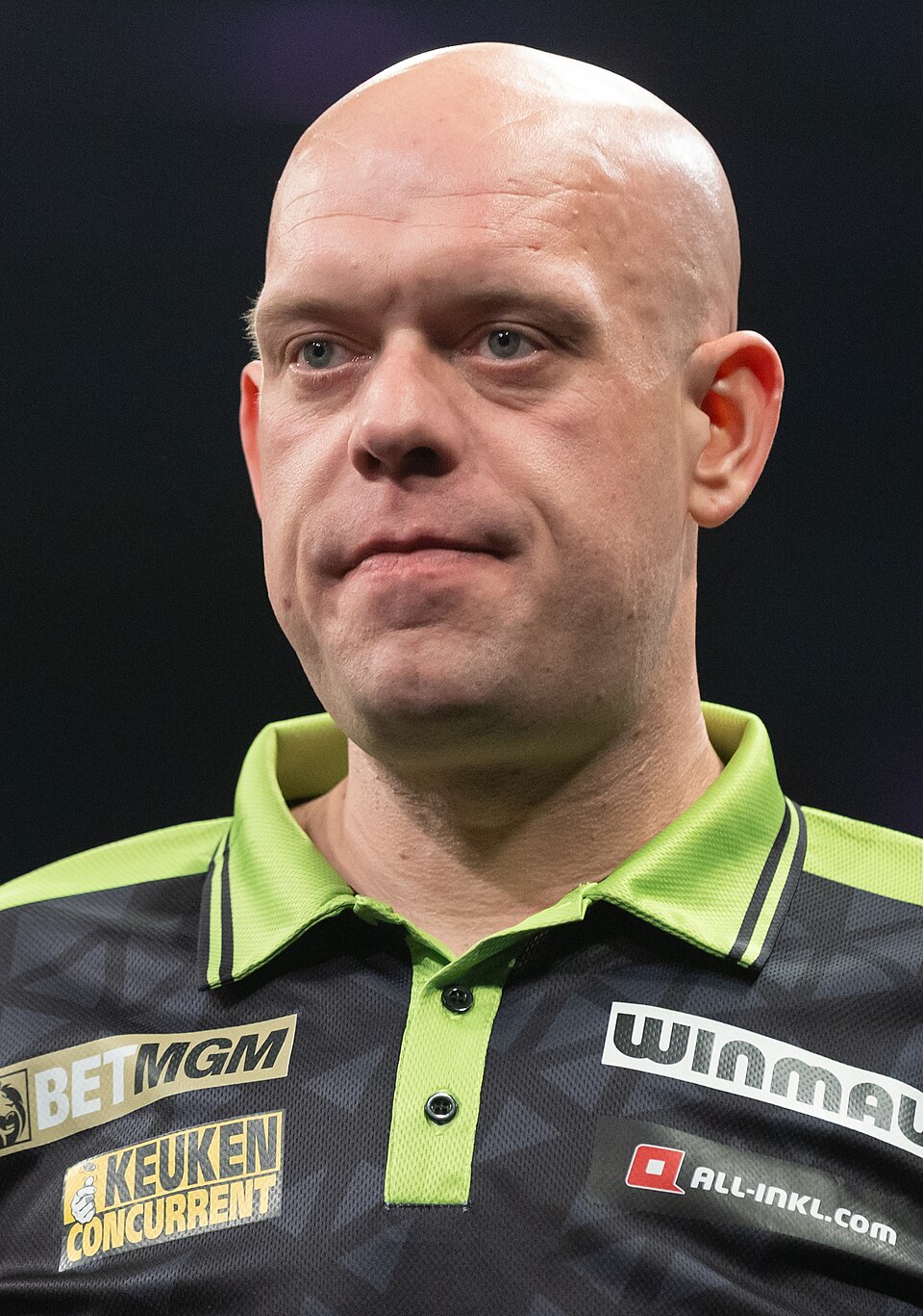 Michael van Gerwen darts-ottelussa