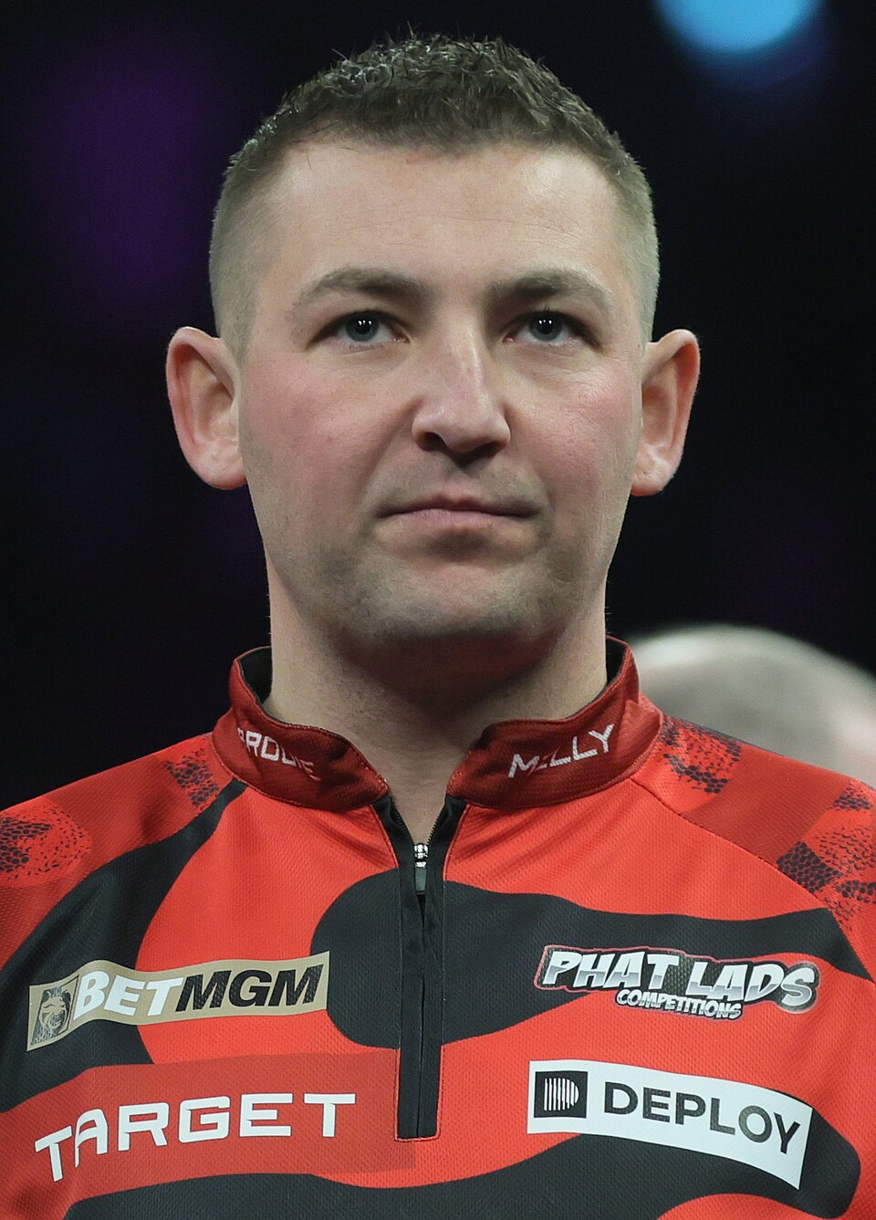Nathan Aspinall darts-ottelussa